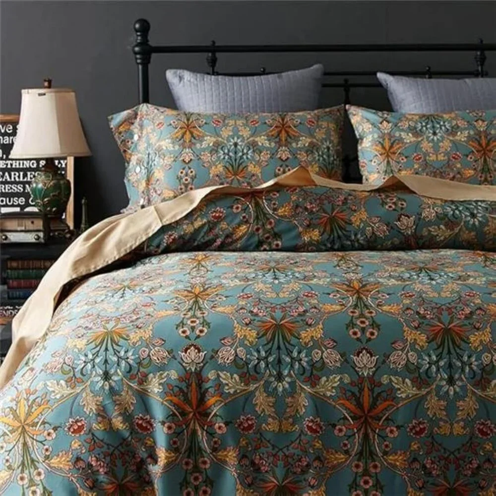 Comforter Set for Queen Size Bed Farmhouse Boho Bedding Sets Fluffy